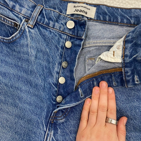 Reformation Dark Wash Jeans - Picture 5 of 5